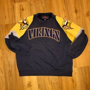 Vtg 90s Minnesota Vikings Crewneck Sweatshirt NFL